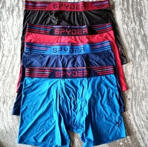 NEW Spyder Men's Bonded Technology Performance Boxer Briefs Underwear Size Large